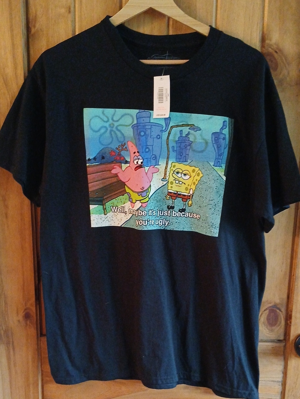 Nickelodeon Spongebob And Patrick Tee - Large